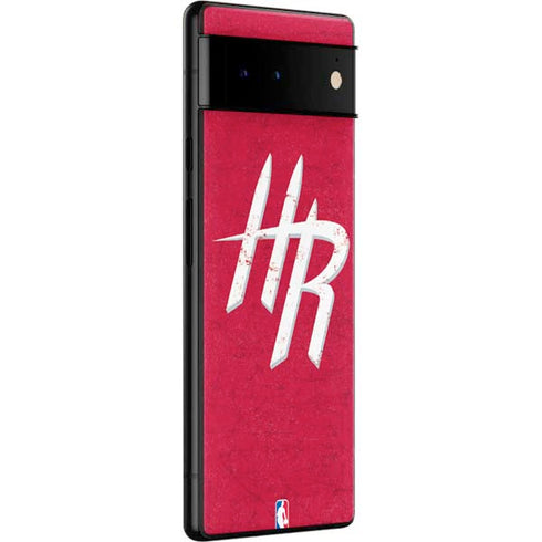 NBA Houston Rockets Distressed Google Pixel 6 Skin